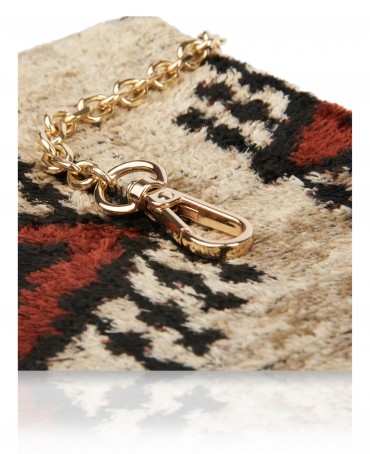 Шелковая (Бахмаль) ключница Moyen (M) OCULI TERAE! (Глаза земли!) Key_OCULI TERAE!/M